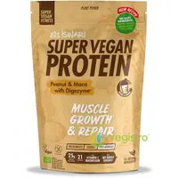 Proteina Super Vegan Potrivita dupa Efort cu Arahide si Maca (Format Mediu) fara Gluten Ecologica/Bio 875g