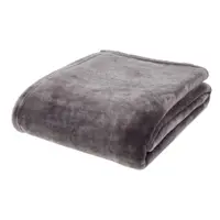Pătură gri închis din micropluș/cocolino 130x170 cm Raschel Velvet – Catherine Lansfield
