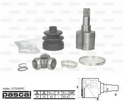 Cap planetara stanga spre cutia de viteze (26z 23z 40mm) FORD FOCUS C-MAX, FOCUS II 1.6D 1.8D intre 2003-2013