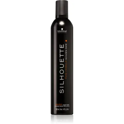 Schwarzkopf Professional Silhouette Super Hold spumă de păr fixare puternică 500 ml