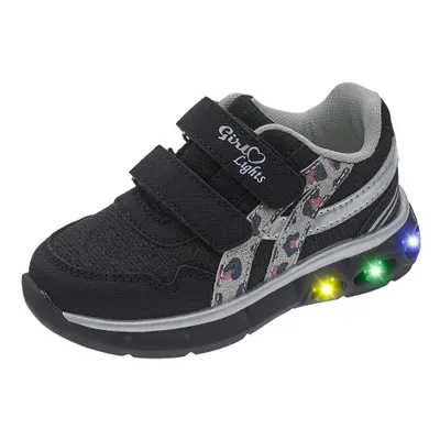 Pantofi sport copii Chicco Caterina, luminita, negru, 72131-67P