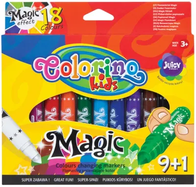 Carioci magice Colorino Kids - 9 + 1 buc.