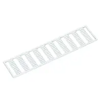 WMB marking card; as card; MARKED; 11 / 12 (50 each); stretchable 4 - 4.2 mm; Vertical marking; snap-on type; white