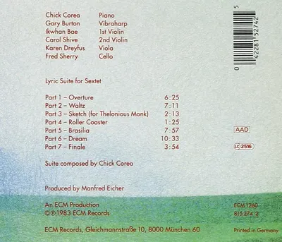Lyric Suite For Sextet