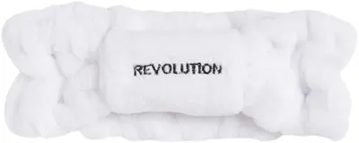 Revolution Skincare Bentiță de păr, cu panglică albă