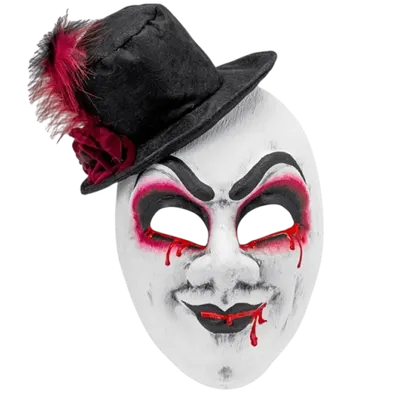 Masca commedia dellarte insangerata