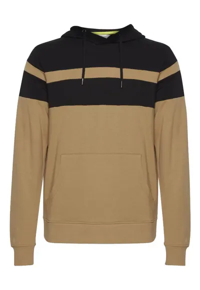 Hanorac barbatesc model 21104579 - bumbac/poliester - negru/maro