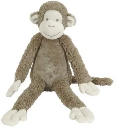 Jucărie de pluș Happy Horse - Maimuța Mickey, 32 cm, maro