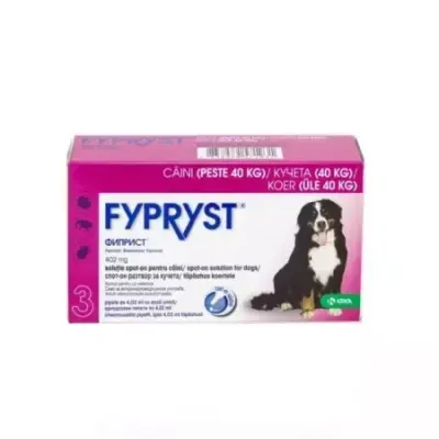Antiparazitar extern pentru caini Fypryst XL 40-60 kg x 3 pipete