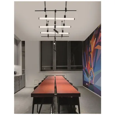 Sistem iluminat pe sina DECORATIVE MAGNETIC Magnetic Tubular Structure Nisipiu Negru Aluminiu IP20