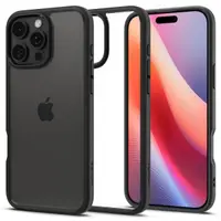 Husa pentru Apple iPhone 16 Pro Max, Spigen, Ultra Hybrid, Neagra Mata ACS07996
