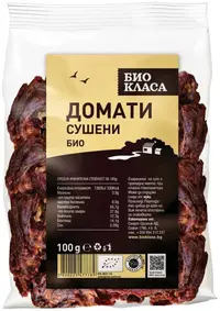 Roșii uscate, 100 g, clasa Bio