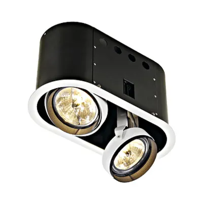AIXLIGHT PRO II cadru rotund montare, mat-alb
