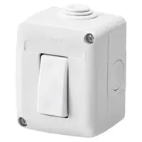Protected Enclosure Complete With System Devices - With Intrerupator 1p 16 Ax - Ip40 - Grey Ral 7035