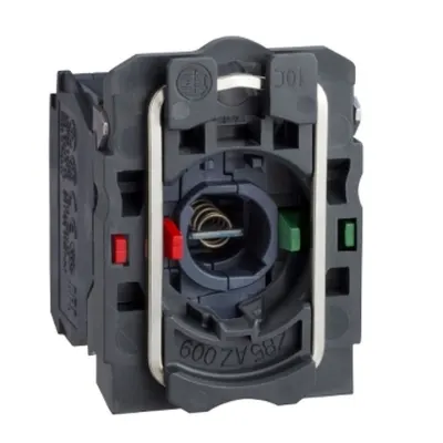 Corp Buton de Comanda Iluminat, Ø 22, baza Ba 9S, 1No+1Nc