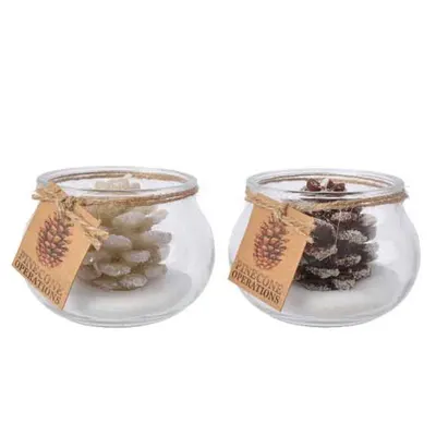 Lumanare - Wax Figurine in Glass - mai multe culori
