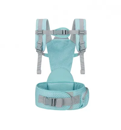 Marsupiu ergonomic pentru bebelusi cu baza rigida Cangaroo Mistral Turcoaz