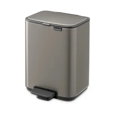 Coș de gunoi gri cu pedală din oțel 4 l Bo – Brabantia