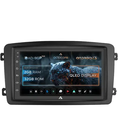 Navigatie Mercedes Benz C-Class W203 Vito Viano CLK, Android, P-Octacore 2GB RAM + 32GB ROM, 7 Inch - AD-BGP1002+AD-BGRBE014