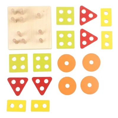 Jucarie din lemn - Sortator Forme Geometrice 03