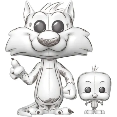Figurina Funko POP&Buddy Animation Looney Tunes - Sylvester & Tweety