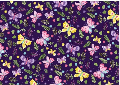 Bloc de desen №4 Rainbow - Fluturi, 10 foi