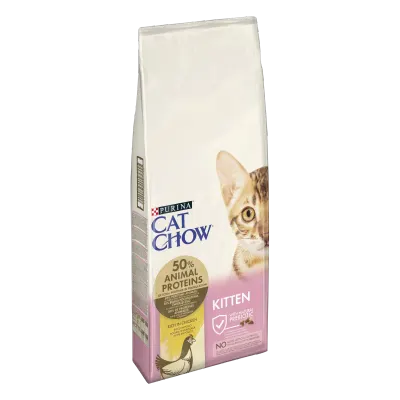 Purina Cat Chow Kitten, Pui, 15 Kg