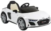 Mașină cu baterie Audi - R8 Spyder, albă