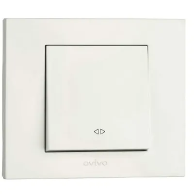 Intrerupator Cruce ST Grano Nat Ovivo OV00008, 16A, 250V, IP20, alb