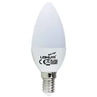 Bec LED LOHUIS, forma lumanare, E14, 4W, 30000 ore, lumina rece