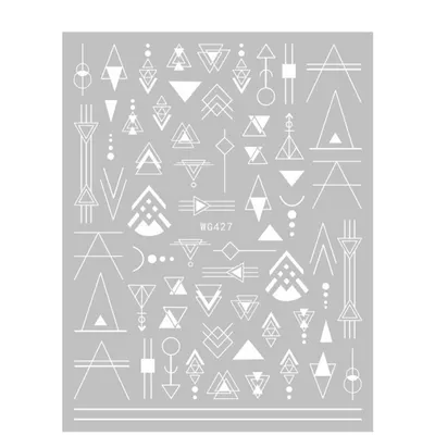 Sticker Unghii White - WG427