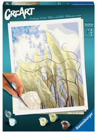 Set de pictură pe numere Ravensburger CreArt - Iarbă dansatoare