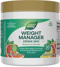 Weight Manager Drink Mix Formulă de control al greutății, aromă fructată, 170.7 g, Nature's Way