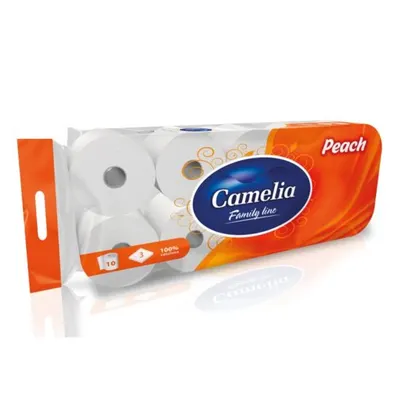 Hartie igienica CAMELIA 10 role,3 straturi, 125 foi Engros