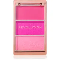 Revolution Blush Icon Palette paleta fard de obraz culoare Hot Pink Flag 9.8 g