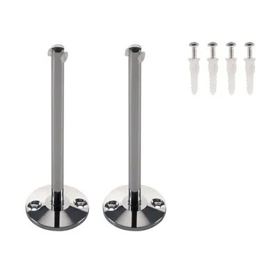 Iluminat decorativ pe sina, Melodii TENSEO, crom pentru sistemul de joasa tensiune cablu, crom, 2 piese, 16cm