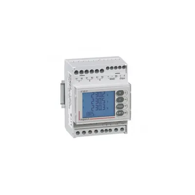 Multifunction measuring unit cu digital inputs EMDX³ - rail mounting - 4 module