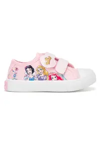 Pantofi copii - cu LED-uri - roz - material textil - inchidere velcro