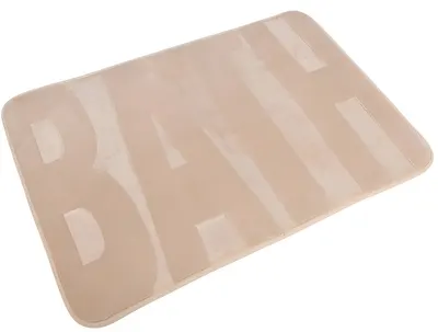 Covoraș de baie Inter Ceramic - Memory, 50 x 70 cm, bej