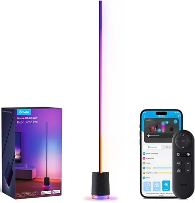 Lampă de podea inteligentă Govee - Lyra H6079, cu difuzor, multicoloră