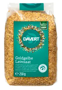 Semințe de in aurii bio, 250 g, Davert