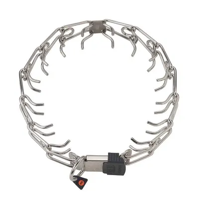 Zgarda otel inoxidabil micro pentru dresaj cu eliberare rapida Hermann Sprenger - 40 cm