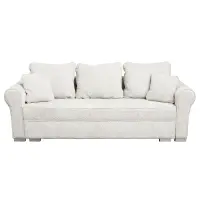 Canapea extensibila SARA N, 3 locuri, cu lada depozitare, bej, 235x90x75 cm