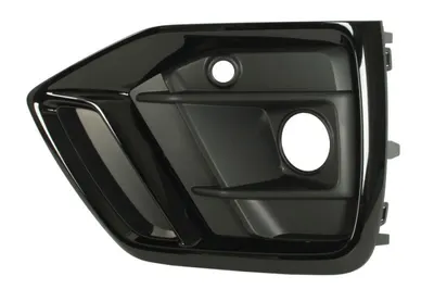 Grila bara Fata Dreapta S-LINE, cu orificii proiector ceata, cu orificii senzori parcare, negru negru lucios potrivit AUDI Q5 06.16- 01.17-10.20