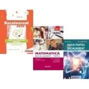 Pachet Bacalaureat 2026. Limba si literatura romana, Matematica M1. Teste si Fizica