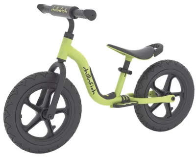 Bicicletă de echilibru pentru copii Chillafish - Charlie Sport 12′′, verde deschis