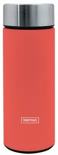 Termos Nerthus - Cu infuzor, coral, 300 ml