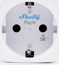 Priză inteligentă Shelly - Plug M Gen3, Wi-Fi, Matter, alb