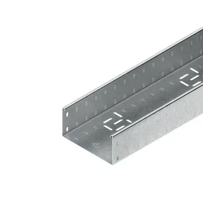 Jgheab cabluri, greu cu perforare combinata si deschideri de decuplare pre-gravate, fara conector RSSKP 110.200 S OV
