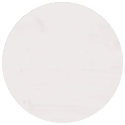 vidaXL Blat de masă, alb, Ø50x2,5 cm, lemn masiv de pin